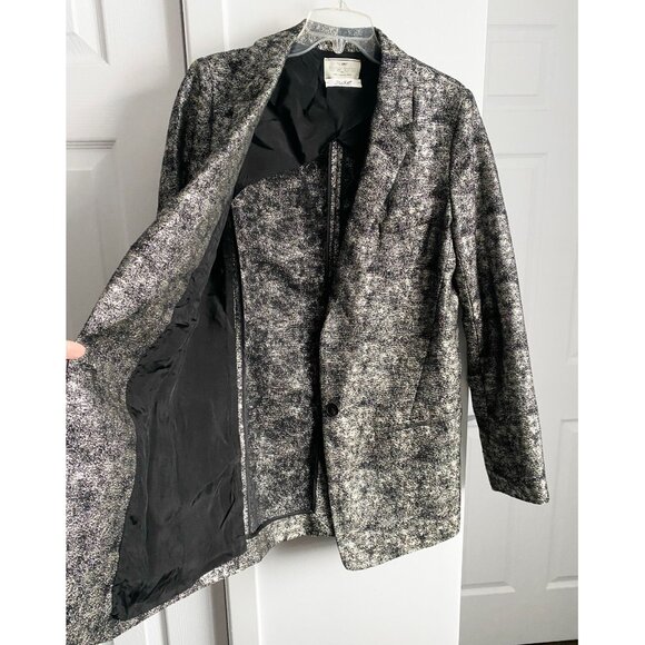 Forte.Forte Silver Jacquard Blazer, size "I", fits like an XS - Picture 3 of 8